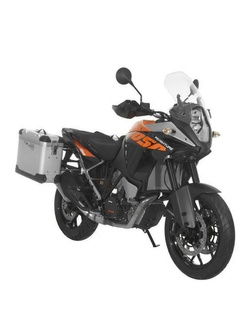 Zestaw: kufry boczne z anodowanego aluminium "And-S" Zega Pro + stelaże czarne Touratech KTM 1050 Adventure/ 1090 Adventure/ 1290 Super Adventure (-20)/1190 Adventure/R (31+38L)