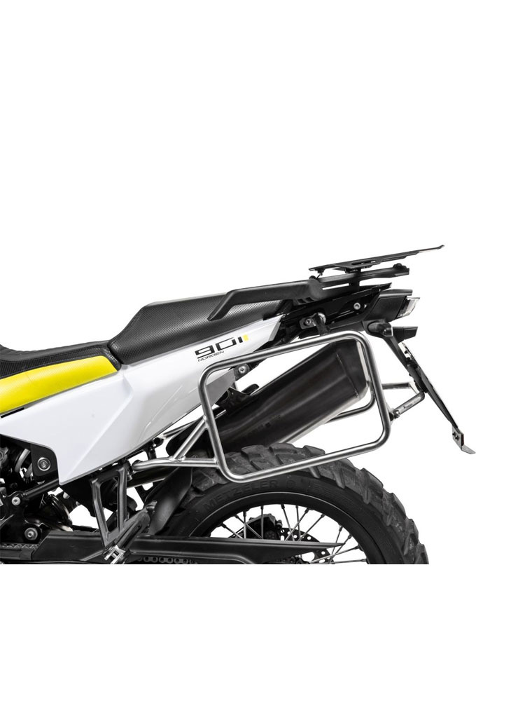Stelaże kufrów bocznych Touratech Husqvarna Norden 901/ Expedition, KTM Adventure 890/ R, Adventure 790/ R srebrne