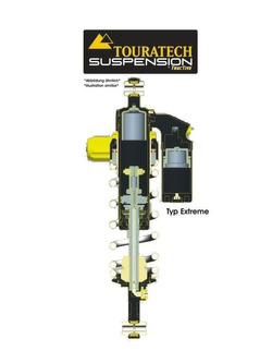 Amortyzator tylny Extreme Touratech do BMW R1200GS (LC) (13-17)