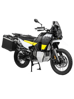 Zestaw: kufry boczne aluminiowe czarne Zega Evo + stelaże Touratech Husqvarna Norden 901/ Expedition, KTM Adventure 890/ R/ 790/ R [poj.:38+45l]