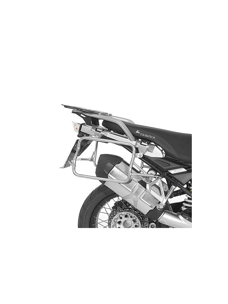 Stelaż kufrów bocznych EVO X Touratech do BMW R1250GS/ R1250GS Adventure/ R1200GS (LC)/ R1200GS Adventure (LC) srebrny