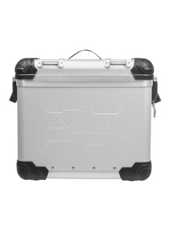 Kufer boczny z anodowanego aluminium srebrny Touratech ZEGA Evo "And-S" (38L) lewy