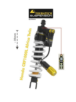 Amortyzator obniżający zawieszenie o 25 mm Extreme Touratech do Honda CRF1000L Africa Twin (18-)
