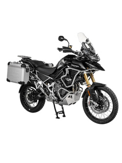 Zestaw: kufry boczne srebrne "And-S" Zega Evo + stelaże Touratech Triumph Tiger 1200 (22-) [poj.: 31+38l]