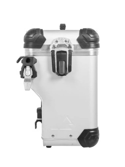 Kufer boczny Touratech ZEGA Evo X "And-S" srebrny [poj.: 38l]