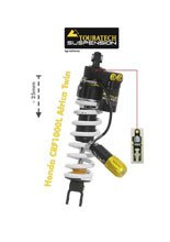 Amortyzator obniżający zawieszenie o 25 mm Extreme Touratech do Honda CRF1000L Africa Twin (18-)