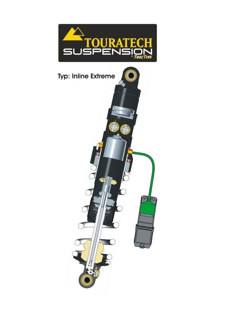 Amortyzator typ Inline Extreme Touratech do BMW F800GS (08-12)