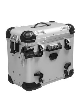 Kufer boczny z anodowanego aluminium srebrny Touratech ZEGA Evo "And-S" (31L) lewy