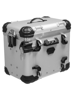Kufer boczny z anodowanego aluminium srebrny Touratech ZEGA Evo "And-S" (45L) lewy