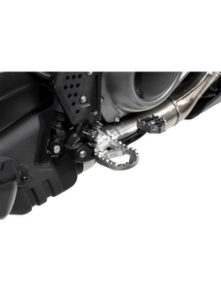 Podnóżki Touratech Works low Harley Davidson RA1250 Pan America srebrne