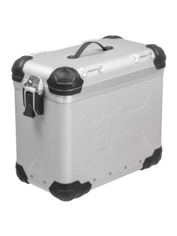 Kufer boczny z anodowanego aluminium srebrny Touratech ZEGA Evo "And-S" (38L) lewy