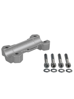 Podwyższenie kierownicy type 45 Touratech do BMW F850GS/ ADV/ F900R/ XR/ F900GS/ ADV srebrne [20mm]