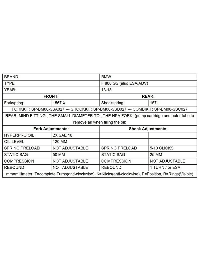 Zestaw sprężyn progresywnych przedniego zawieszenia widelca Touratech do Honda XL600V Transalp (89-95)