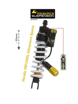 Amortyzator obniżający zawieszenie o 25 mm Extreme Touratech do Honda CRF1000L Adventure Sports (18-)