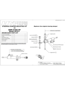 Amortyzator skrętu CSC Touratech do BMW S1000XR (15-17)