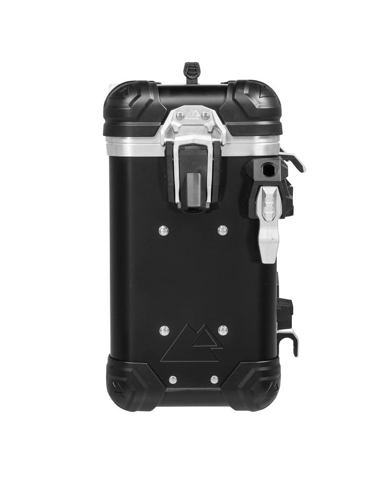 Kufer boczny z anodowanego aluminium czarny ZEGA Evo Touratech "And-B" (38L) prawy