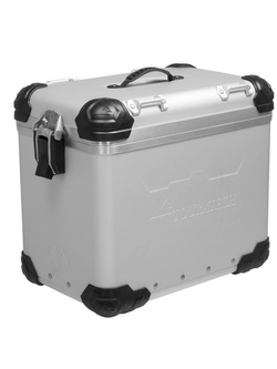 Kufer boczny z anodowanego aluminium srebrny Touratech ZEGA Evo "And-S" (45L) lewy