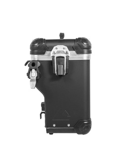 Zestaw: kufry boczne z anodowanego aluminium czarne Zega Evo X + stelaże czarne Touratech Yamaha Tenere 700 / World Raid (2 x 45L)