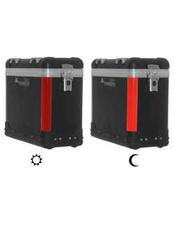 Paski odblaskowe Touratech do kufrów Zega Pro/ Zega Pro 2 czerwone