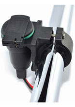 Gniazdo zapalniczki touratech z mocowaniem do kierownicy 22-28 mm