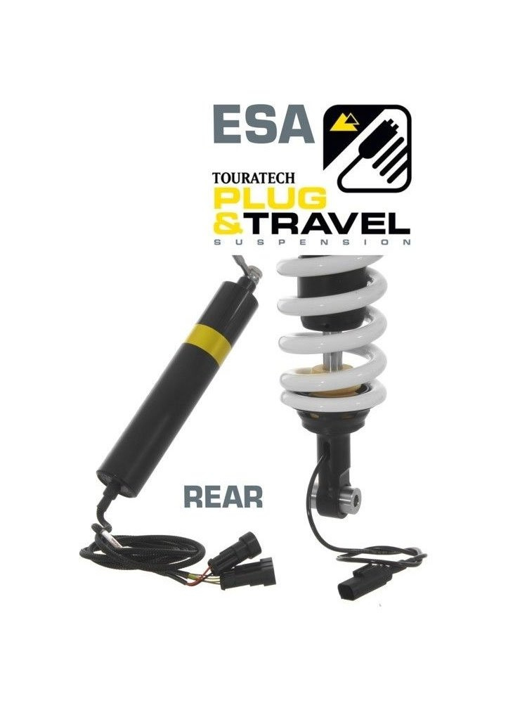 Zestaw amortyzatorów przód+tył Plug & Travel ESA Touratech do BMW R1200GS Adventure (07-10)