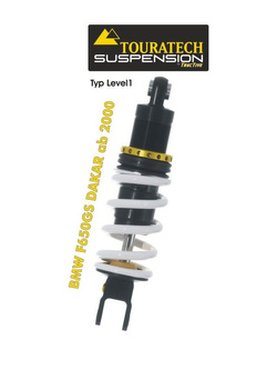 Amortyzator typ level 1 Touratech do BMW F650GS Dakar