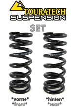 Sprężyny progresywne przedniego i tylnego zawieszenia Touratech do BMW R 1250 GS LC ESA (18-22)