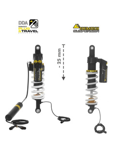 Zestaw obniżający wysokość motocykla -25mm Plug & Travel Suspension Touratech do BMW R1200GS/R1250GS Adventure (17-)