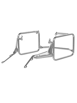 Zestaw: kufry boczne z anodowanego aluminium srebrne "And-S" Zega Evo + stelaże Touratech do BMW R1300 GS (23-) (31+31L)