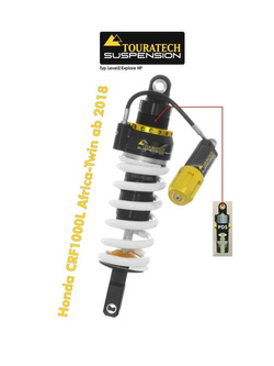 Amortyzator typ level 2/PDS Touratech do Honda CRF1000L Africa-Twin (18-)