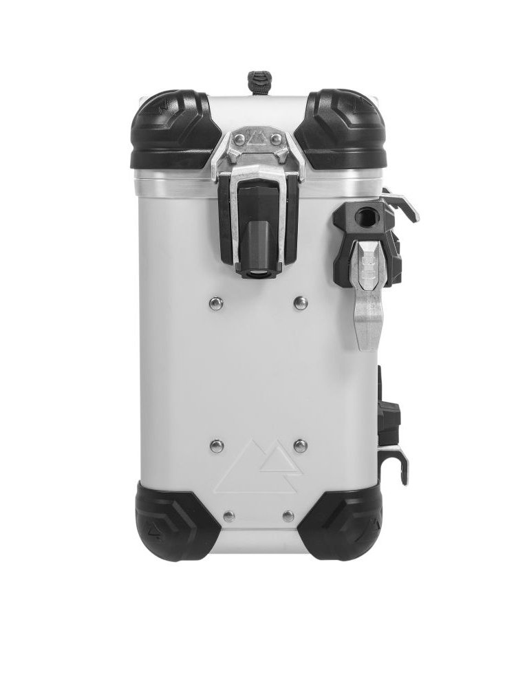 Kufer boczny z anodowanego aluminium srebrny Touratech ZEGA Evo "And-S" (31L) lewy