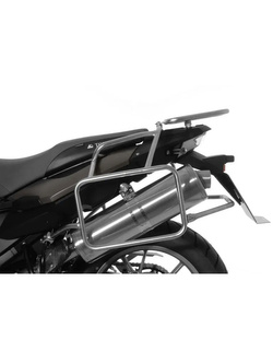 Stelaże kufrów bocznych Touratech BMW F800GS (07-18)/ F700GS/ F650GS Twin srebrne