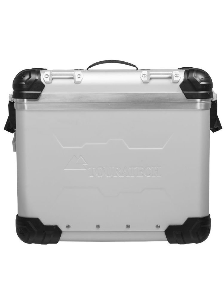 Kufer boczny z anodowanego aluminium srebrny Touratech ZEGA Evo "And-S" (31L) lewy