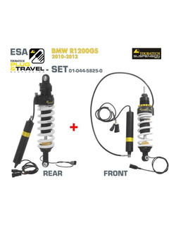 Zestaw amortyzatorów przód+tył Plug & Travel ESA Touratech do BMW R1200GS (10-12)