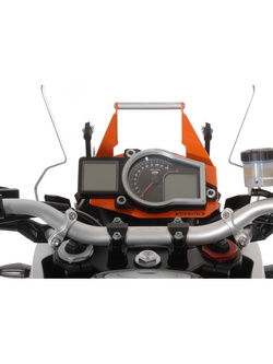 Adapter mocowania GPS nad kierownicą Touratech do KTM 1050 Adventure/1090 Adventure/1190 Adventure/R pomarańczowy