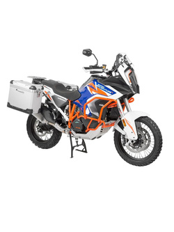 Zestaw: kufry boczne srebrne "And-S" Zega Pro + stelaże srebrne Touratech KTM Super Adventure 1290 S/R (21-) [poj.: 38+45l]