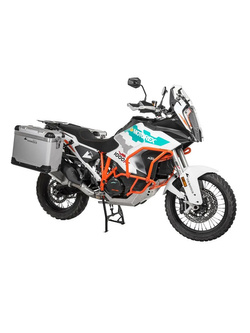 Zestaw: kufry boczne srebrne "And-S" Zega Pro + stelaże czarne Touratech KTM Super Adventure 1290 S/R (21-) [poj.: 38+45l]