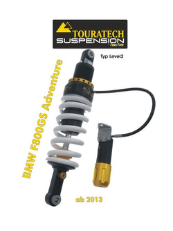 Amortyzator typ level 2/ExploreHP Touratech do BMW F800GS ADV (13-)