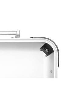 Kufer boczny z anodowanego aluminium srebrny Touratech ZEGA Evo "And-S" (45L) lewy