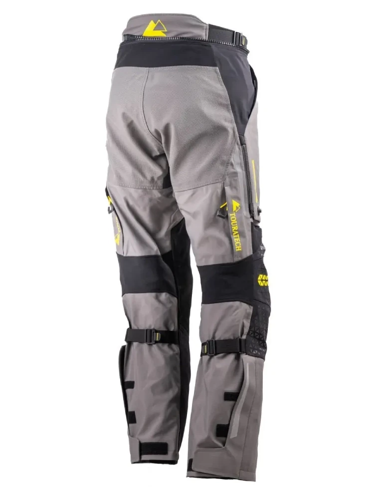 Spodnie motocyklowe tekstylne Touratech Companero Rambler Pro szaro-czarno-żółte