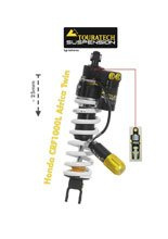 Amortyzator obniżający zawieszenie o 25 mm Extreme Touratech do Honda CRF1000L Africa Twin (15-17)