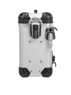 Kufer boczny z anodowanego aluminium srebrny Touratech ZEGA Evo "And-S" (31L) lewy