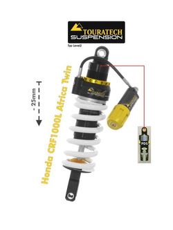 Amortyzator obniżający zawieszenie o 25 mm Explore HP/PDS Touratech do Honda CRF1000L Africa Twin (18-)