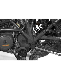 Osłona ramy Touratech KTM (wybrane modele) czarna [lewa+prawa]