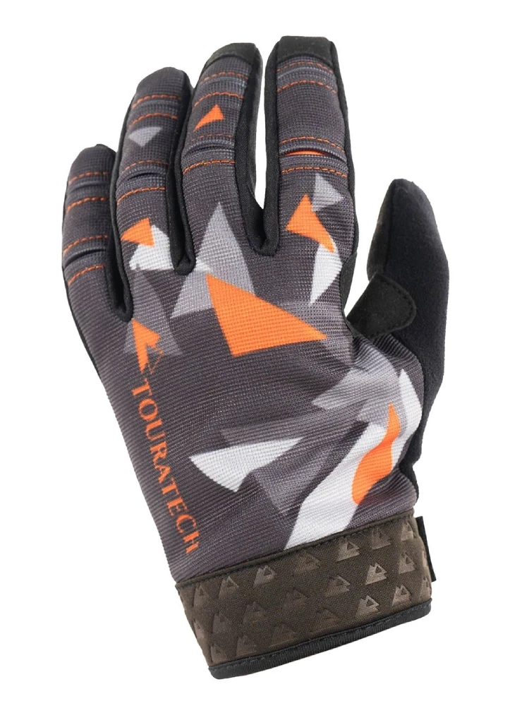 Rękawice cross Touratech MX-Wild czarno-szaro-pomarańczowe