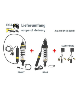Zestaw amortyzatorów przód+tył Plug & Travel ESA Touratech do BMW R1200GS Adventure (07-10)