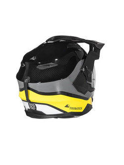 Kask integralny Touratech Aventuro Carbon 2 czarno-szaro-żółty