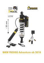 Amortyzator tylny obniżający zawieszenie o 25 mm DDA / Plug & Travel Suspension Touratech do BMW F850GS Adventure (18-)