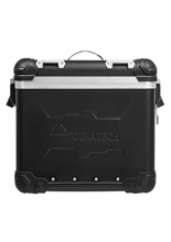 Kufer boczny z anodowanego aluminium czarny ZEGA Evo Touratech "And-B" (38L) lewy