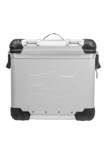 Kufer boczny z anodowanego aluminium srebrny Touratech ZEGA Evo "And-S" (38L) lewy